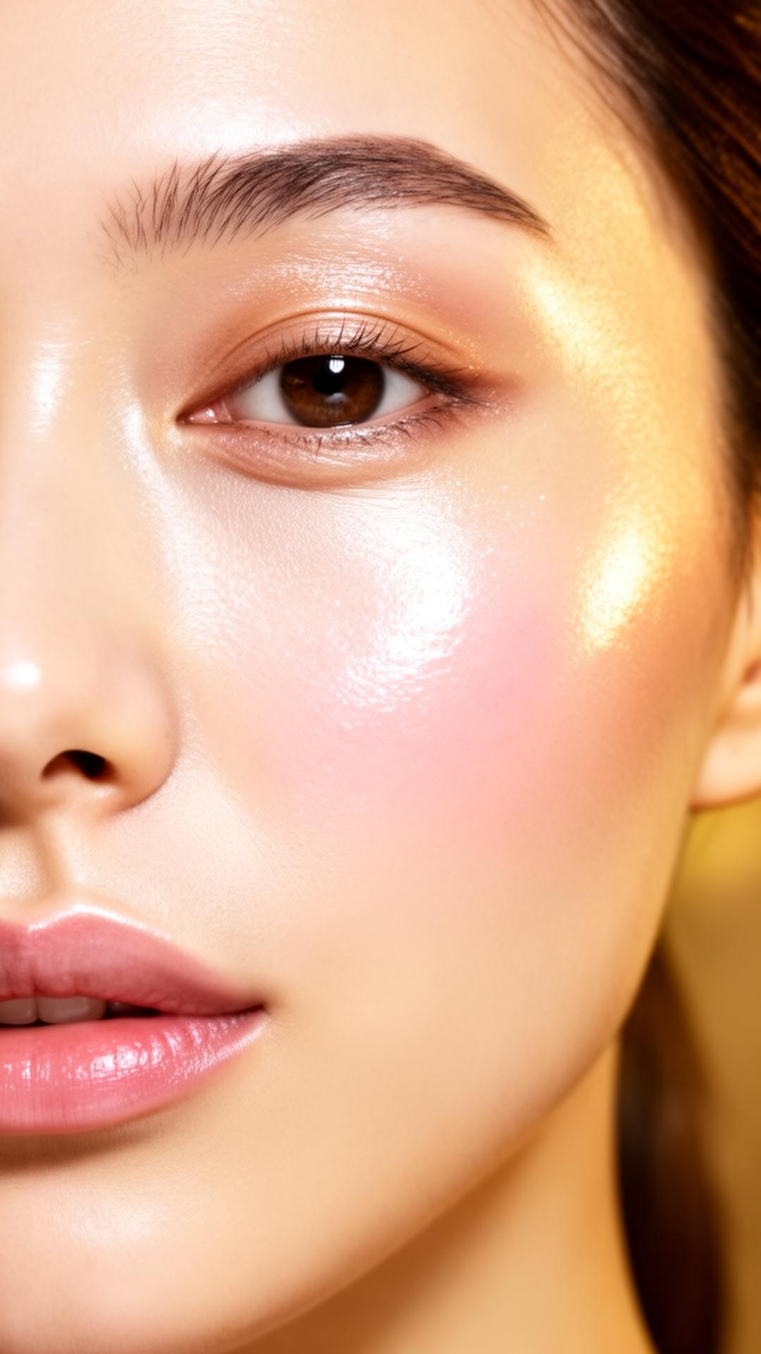 Aesthetic skincare close-up